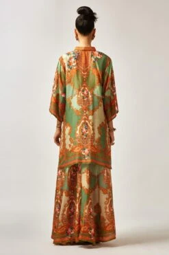 Rajdeep Ranawat Ghazal Pastel Green Floral Printed Tunic 9 Rajdeep Ranawat Ghazal Pastel Green Floral Printed Tunic -Echo Clothing Store 011223rr32 5