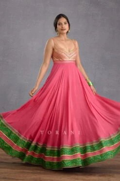 Torani Rang Raas Raabia Chogha Anarkali Set -Echo Clothing Store 0403tork07 4