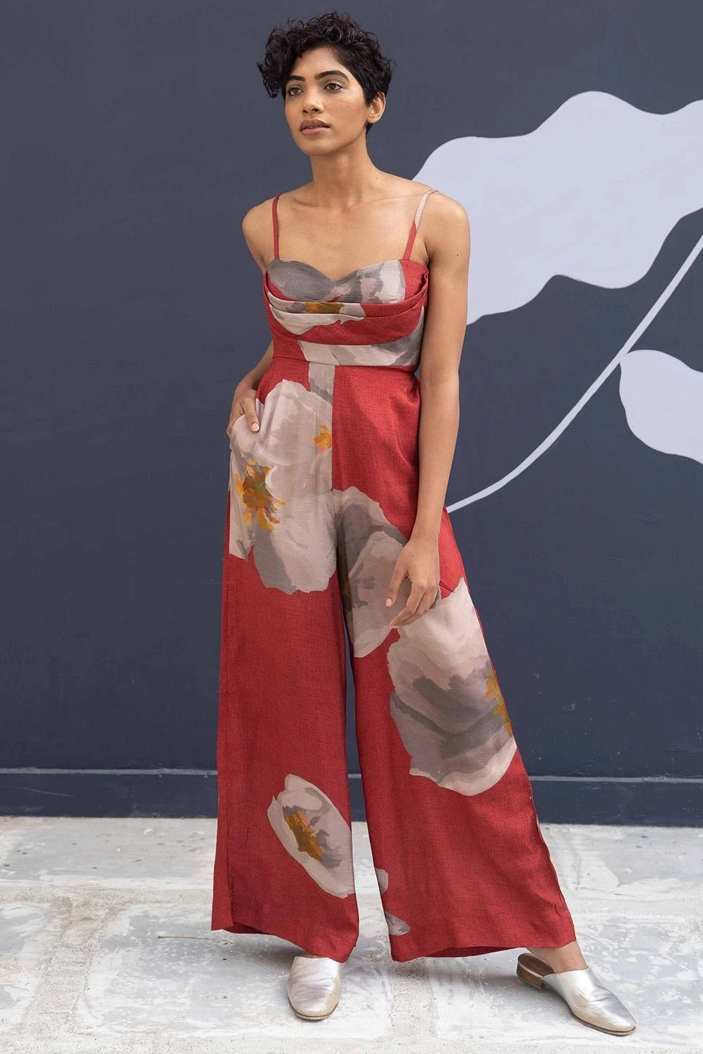 YAM Red Poppies Jumpsuit 1 YAM Red Poppies Jumpsuit