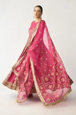 Itrh Fuchsia Embellished Anarkali Set -Echo Clothing Store 0802it15 3