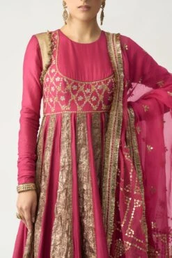 Itrh Fuchsia Embellished Anarkali Set -Echo Clothing Store 0802it15 4