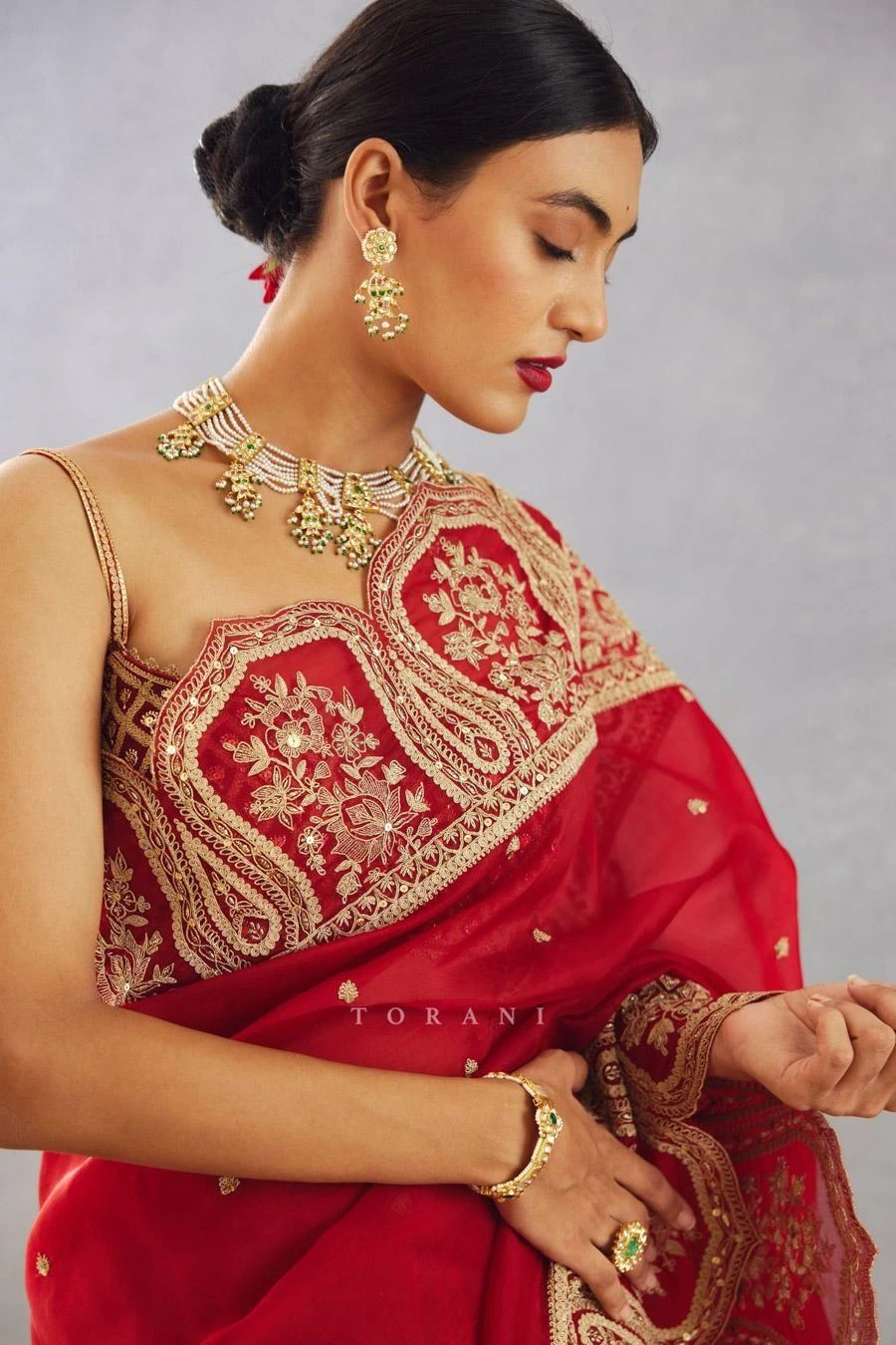 Torani Sindoori Yashaswini Sari 4 Torani Sindoori Yashaswini Sari - Image 4