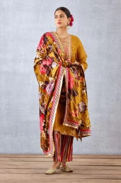 Torani Ochre Yellow Aftaabi Doshala -Echo Clothing Store 1101ti27 5