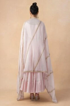 Anamika Khanna Baby Pink Embelished Anarkali Set 9 Anamika Khanna Baby Pink Embelished Anarkali Set -Echo Clothing Store 11123ak2 5