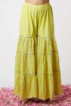 Gopi Vaid Lime Green Embroidered Anarkali Set -Echo Clothing Store 115gv22 4