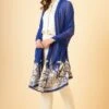 PATINE Blue Gara Embroidered Stole