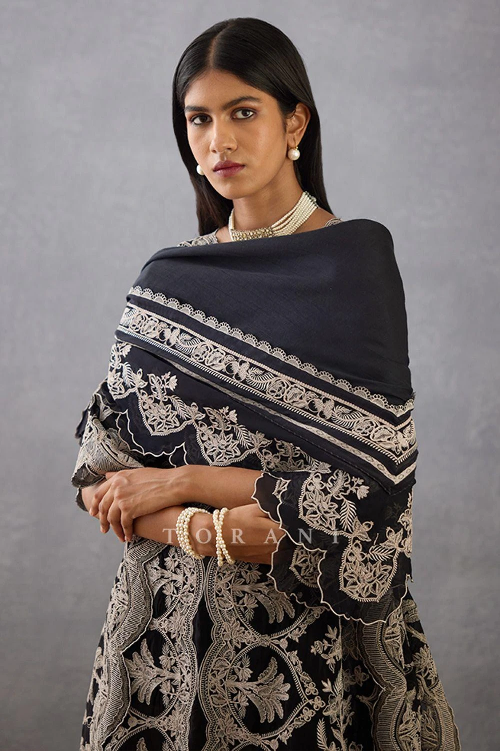 Torani Raat Rani Shafaqat Scarf 2 Torani Raat Rani Shafaqat Scarf - Image 2