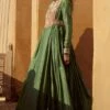 Avacara Green Zardosi Embroidered Anarkali