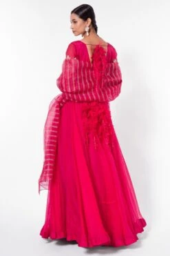 Bhumika Sharma Pink Embroidered Anarkali Set -Echo Clothing Store 128bh4 6