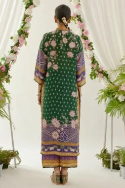 Rajdeep Ranawat Emerald Floral Printed Kurta Set 11 Rajdeep Ranawat Emerald Floral Printed Kurta Set -Echo Clothing Store 1303rr17 6 1