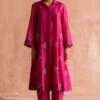 Swatti Kapoor Rani Pink Hand Embellished Kurta