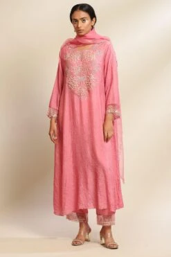 ONE NOT TWO Rose Sequinned Dupatta