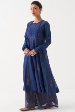 Rhua Blue Madiha Anarkali Set -Echo Clothing Store 1411rhua8 3