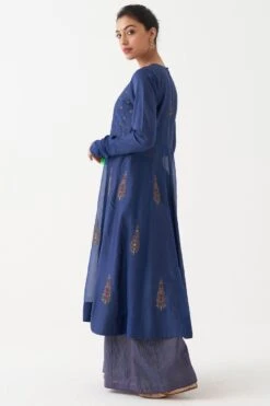 Rhua Blue Madiha Anarkali Set -Echo Clothing Store 1411rhua8 5