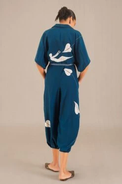 AMPM Camille Botanical Green Linen Jumpsuit 5 AMPM Camille Botanical Green Linen Jumpsuit -Echo Clothing Store 151223ampm13 3