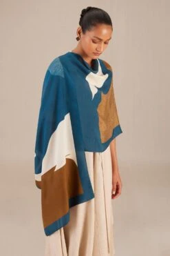 AMPM Zeenah Enchanting Green Silk Scarf 5 AMPM Zeenah Enchanting Green Silk Scarf -Echo Clothing Store 151223ampm27 3