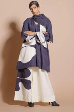 Stoique Grey Dual Tone Scarf