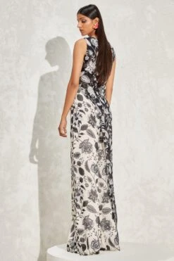 Namrata Joshipura Black & White Eden Overlap Jumpsuit -Echo Clothing Store 1532023nj2 4