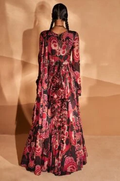 Bhumika Sharma Black & Red Gulbahar Anarkali -Echo Clothing Store 16032023bs05 3