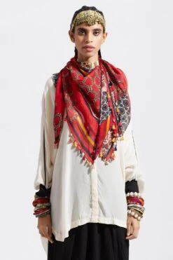 Aseem Kapoor Sindoor Patti Scarf -Echo Clothing Store 160523ak11 4