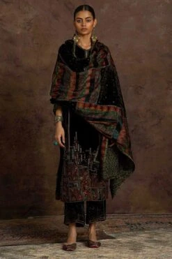 Sunira Designs Rushaan Hand Block Printed Doshala -Echo Clothing Store 1611sun23 4