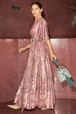 Tarun Tahiliani Maroon Embellished Jumpsuit 6 Tarun Tahiliani Maroon Embellished Jumpsuit -Echo Clothing Store 1611tpg2 3