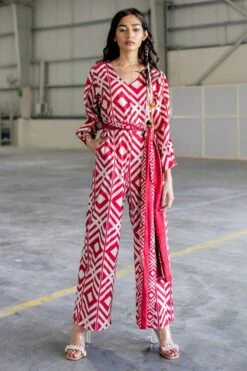 Pooja Keyur Noa Brick Jumpsuit