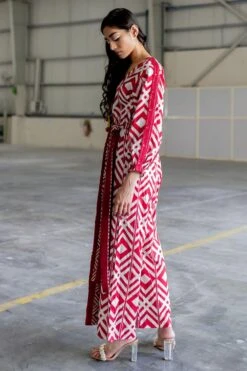 Pooja Keyur Noa Brick Jumpsuit -Echo Clothing Store 16623pk12 3