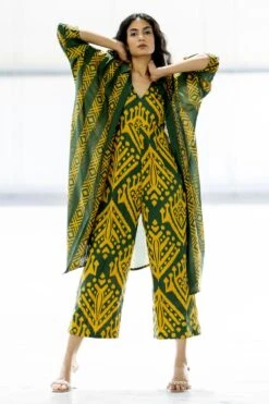 Pooja Keyur Meadow Olive Jumpsuit 7 Pooja Keyur Meadow Olive Jumpsuit -Echo Clothing Store 16623pk13 3