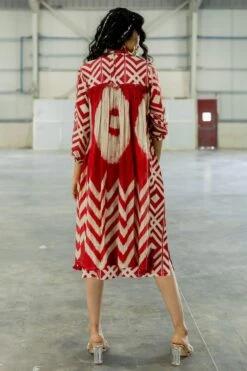 Pooja Keyur Juno Brick Scarf -Echo Clothing Store 16623pk42 4