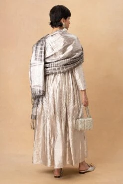 Hemang Agrawal Silver Tissue Kurta 7 Hemang Agrawal Silver Tissue Kurta -Echo Clothing Store 171023bs20 4