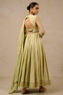 Tarun Tahiliani Mint Embellished Anarkali Set -Echo Clothing Store 171023tt06 4