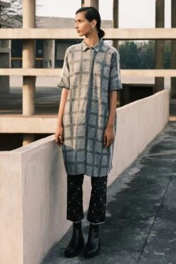 Echo Clothing Store 67 Urvashi Kaur Willow Checkered Tunic