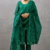 Torani Green Aari Embroidered Dupatta