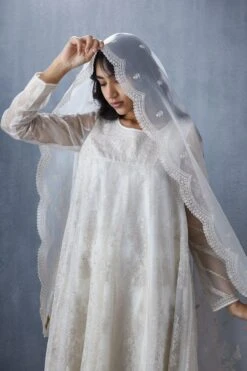 Torani Swetha Paavni Organza Odhani -Echo Clothing Store 172tor39 4