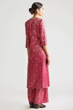 Kshitij Jalori Zanzibar Mulberry Kurta & Pant Set -Echo Clothing Store 18004hs 20103p 4