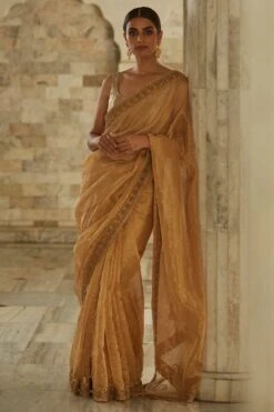OhFab Gold Ujjwal Sari