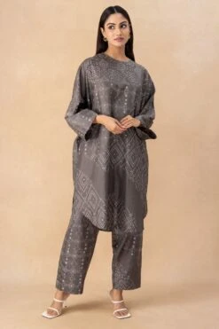 Divyam Mehta Cobweb Block Printed Kurta Set