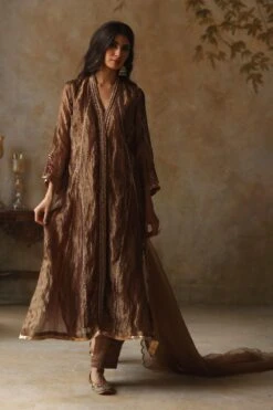 Begum Pret Asma Elegant Gold Kurta Set 6 Begum Pret Asma Elegant Gold Kurta Set -Echo Clothing Store 181223bp11 3