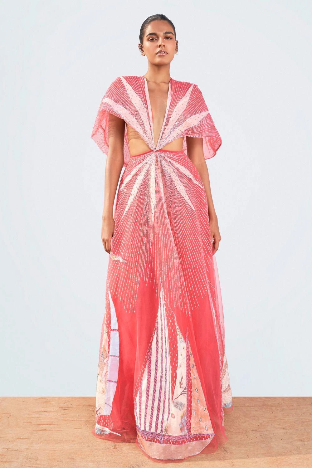 Aisha Rao Magenta Starboard & Port Gown 1 Aisha Rao Magenta Starboard & Port Gown