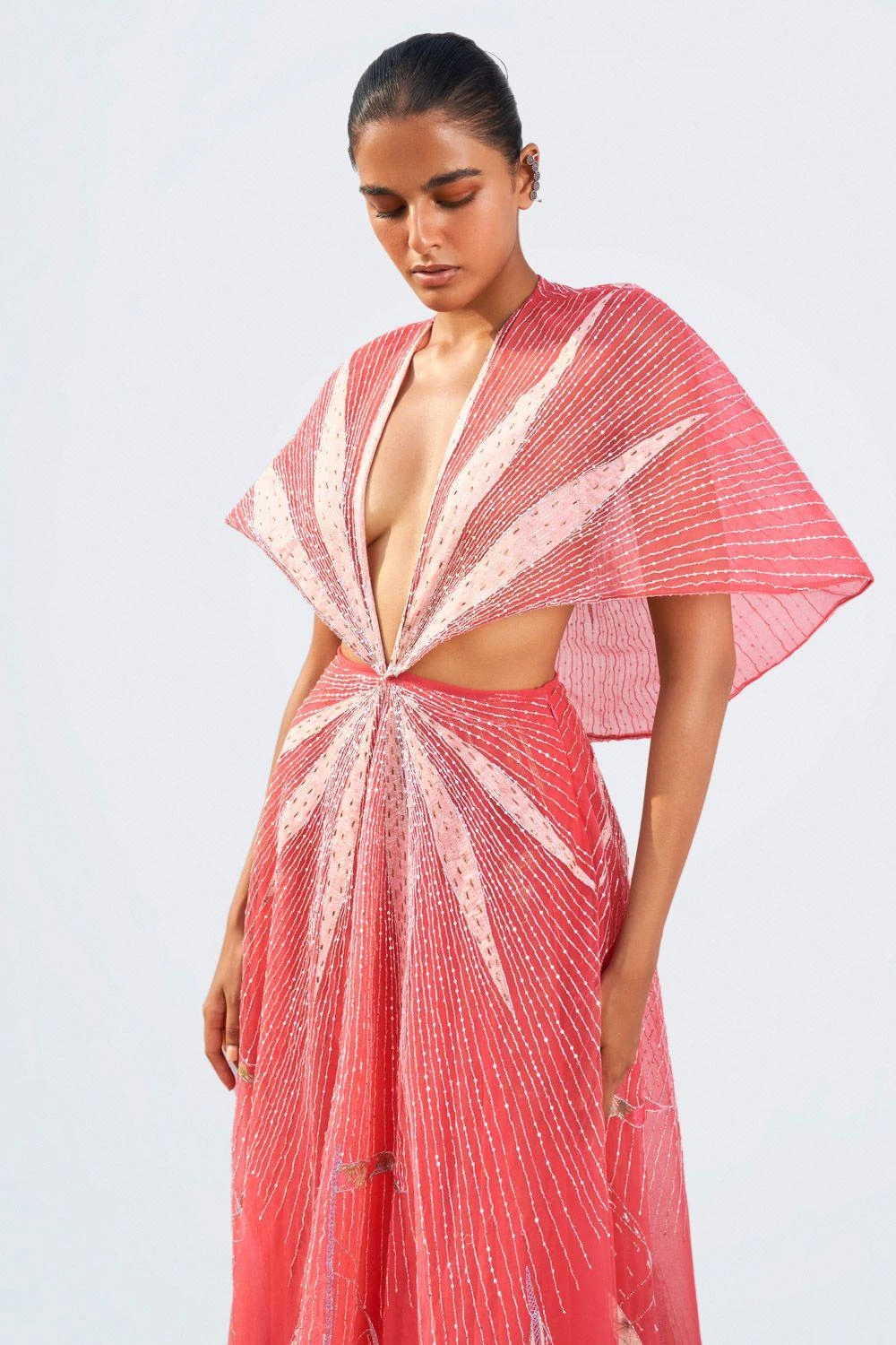 Aisha Rao Magenta Starboard & Port Gown 4 Aisha Rao Magenta Starboard & Port Gown - Image 4