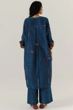 Sunira Designs Blue High Low Kurta 11 Sunira Designs Blue High Low Kurta -Echo Clothing Store 197sun1 6