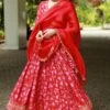 Punit Balana Surkh Laal Floral Anarkali Set