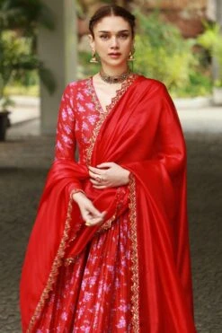 Punit Balana Surkh Laal Floral Anarkali Set -Echo Clothing Store 20042023pb01 4