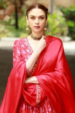 Punit Balana Surkh Laal Floral Anarkali Set -Echo Clothing Store 20042023pb01 5