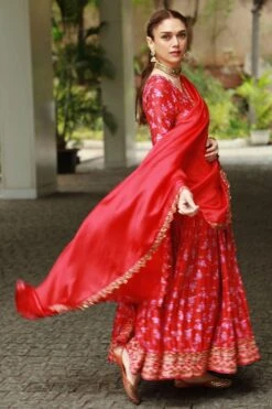 Punit Balana Surkh Laal Floral Anarkali Set -Echo Clothing Store 20042023pb01 6