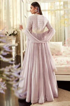 Ridhi Mehra Lilac Embroidered Anarkali Set -Echo Clothing Store 204rm11 3 1