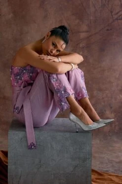 Sakshi Khetterpal Smoky Grape Corset Jumpsuit -Echo Clothing Store 20723sk20 5