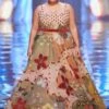 Aisha Rao Beige Trendcadis Appliqued & Embellished Gown