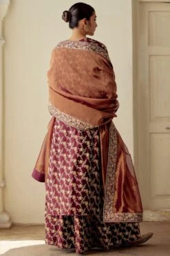 Mimamsaa Garnet Madhubala Dupatta 8 Mimamsaa Garnet Madhubala Dupatta -Echo Clothing Store 211mkg15 4